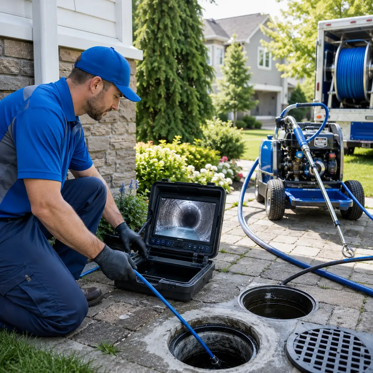 Outdoor drain cleaning professionals serving Bath, IN